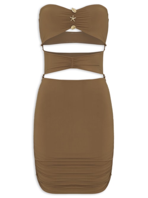 Vestido Britney – Marrom