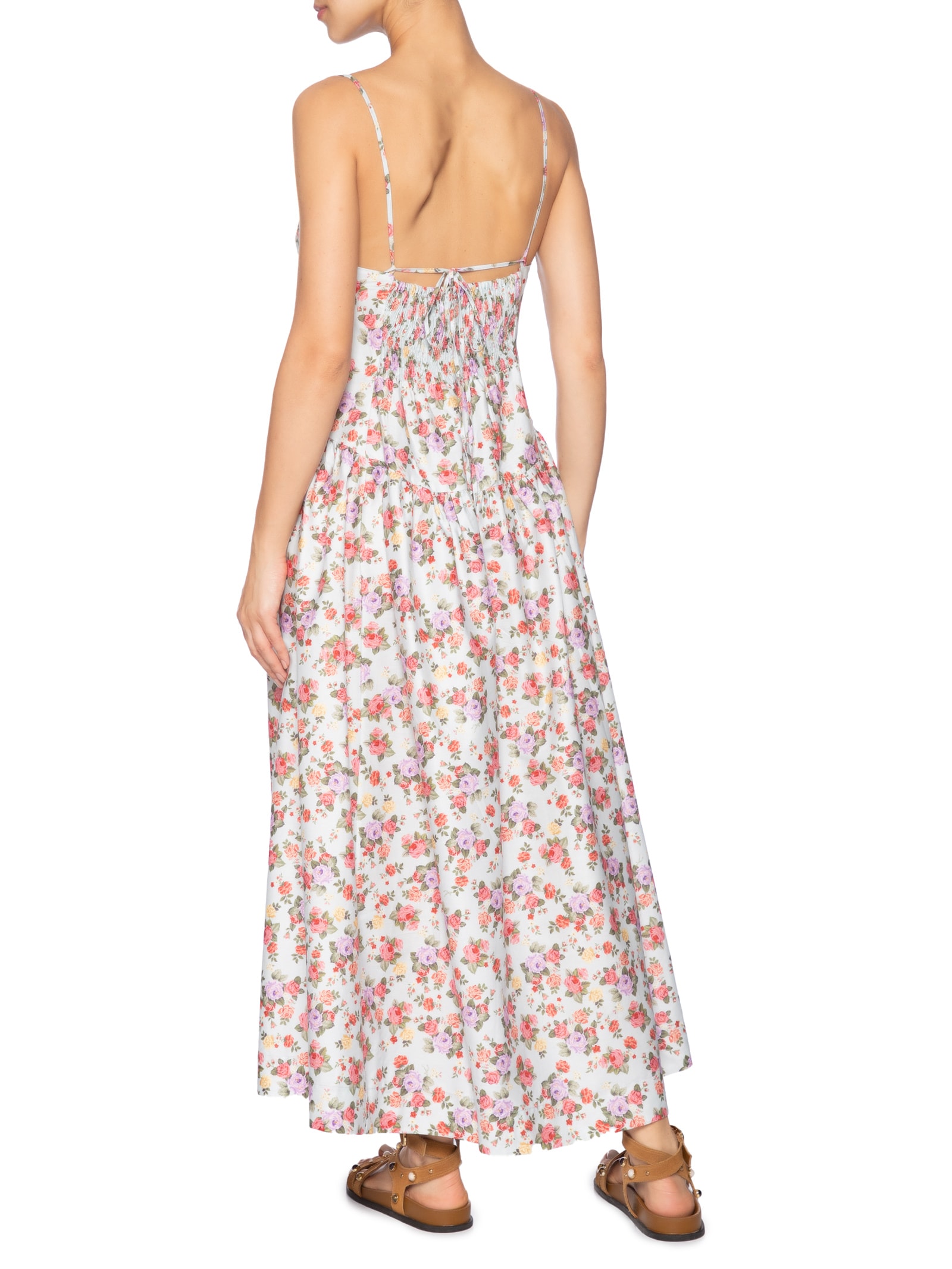 Vestido Buquê Romântico Azul Farm