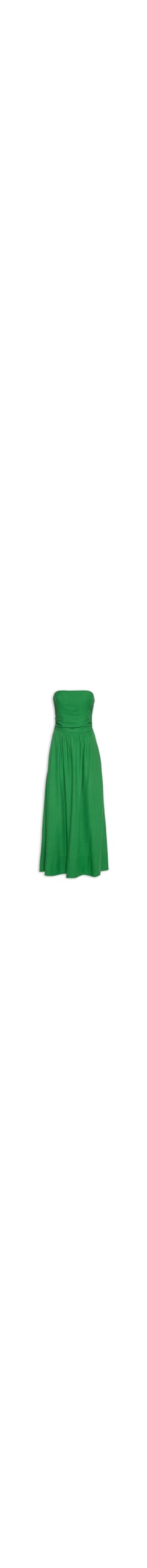 Vestido Busto Franzido - Verde