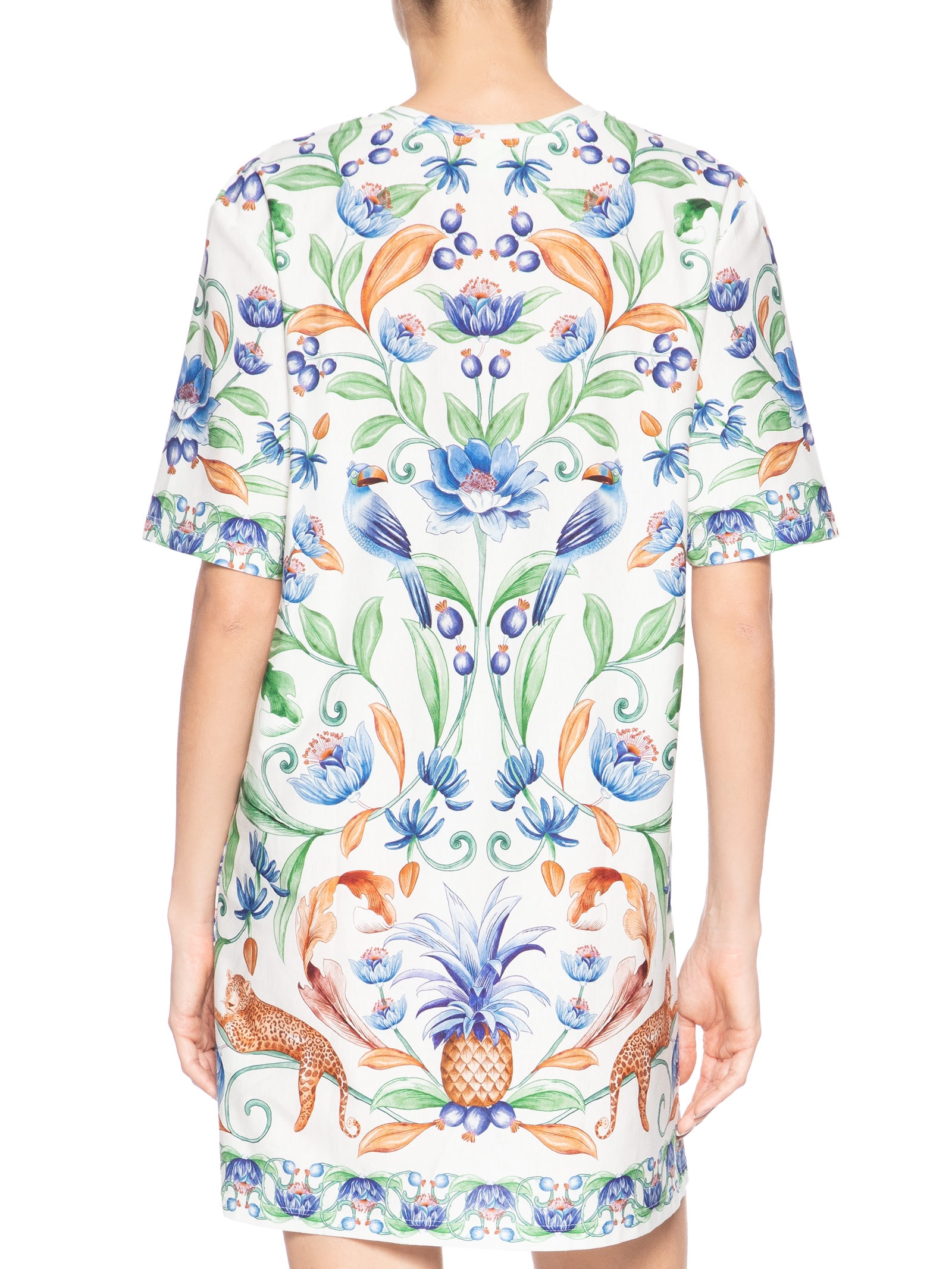 Vestido Camiseta Básico Elsa Branco Farm