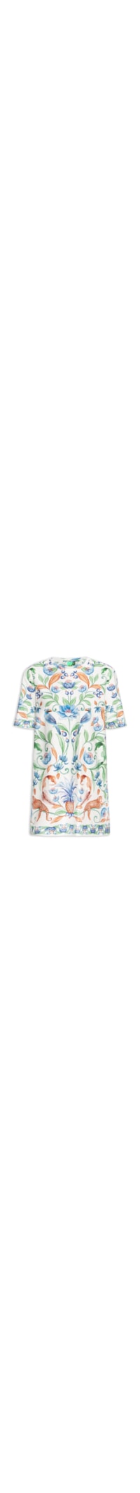 Vestido Camiseta Básico Elsa - Branco
