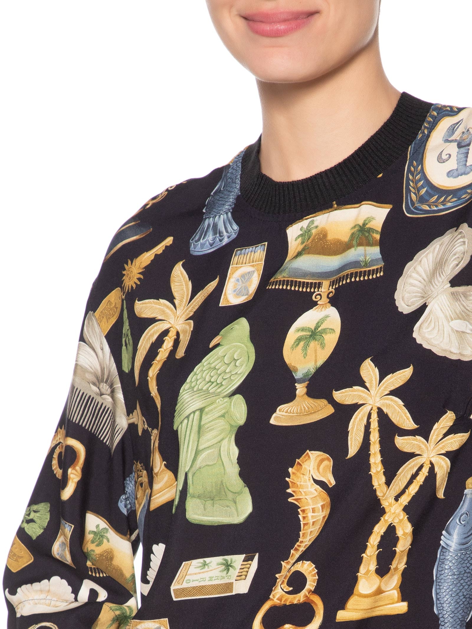 Vestido Camiseta Bibelô Preto Farm