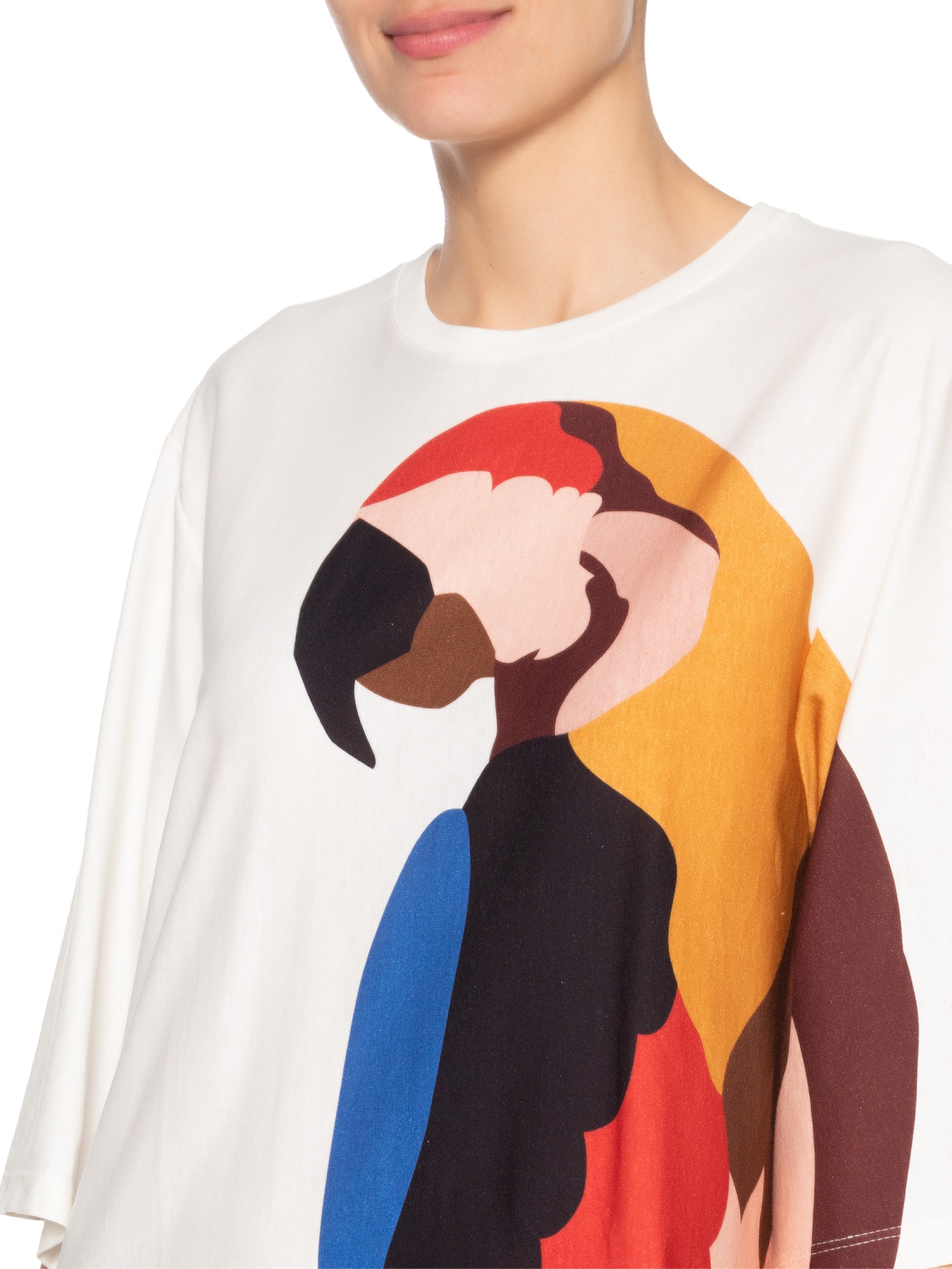 Vestido Camiseta Big Araraquara Branco Farm