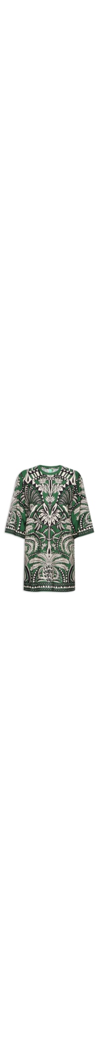 Vestido Camiseta Big Balamana - Verde