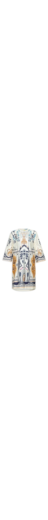 Vestido Camiseta Big Chapada Dos Veadeiros - Azul