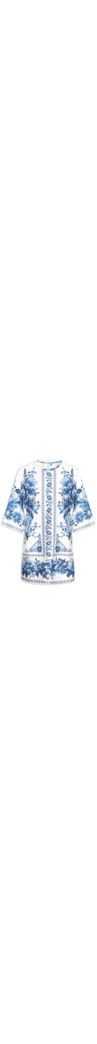 Vestido Camiseta Big Fruta De Verão - Branco