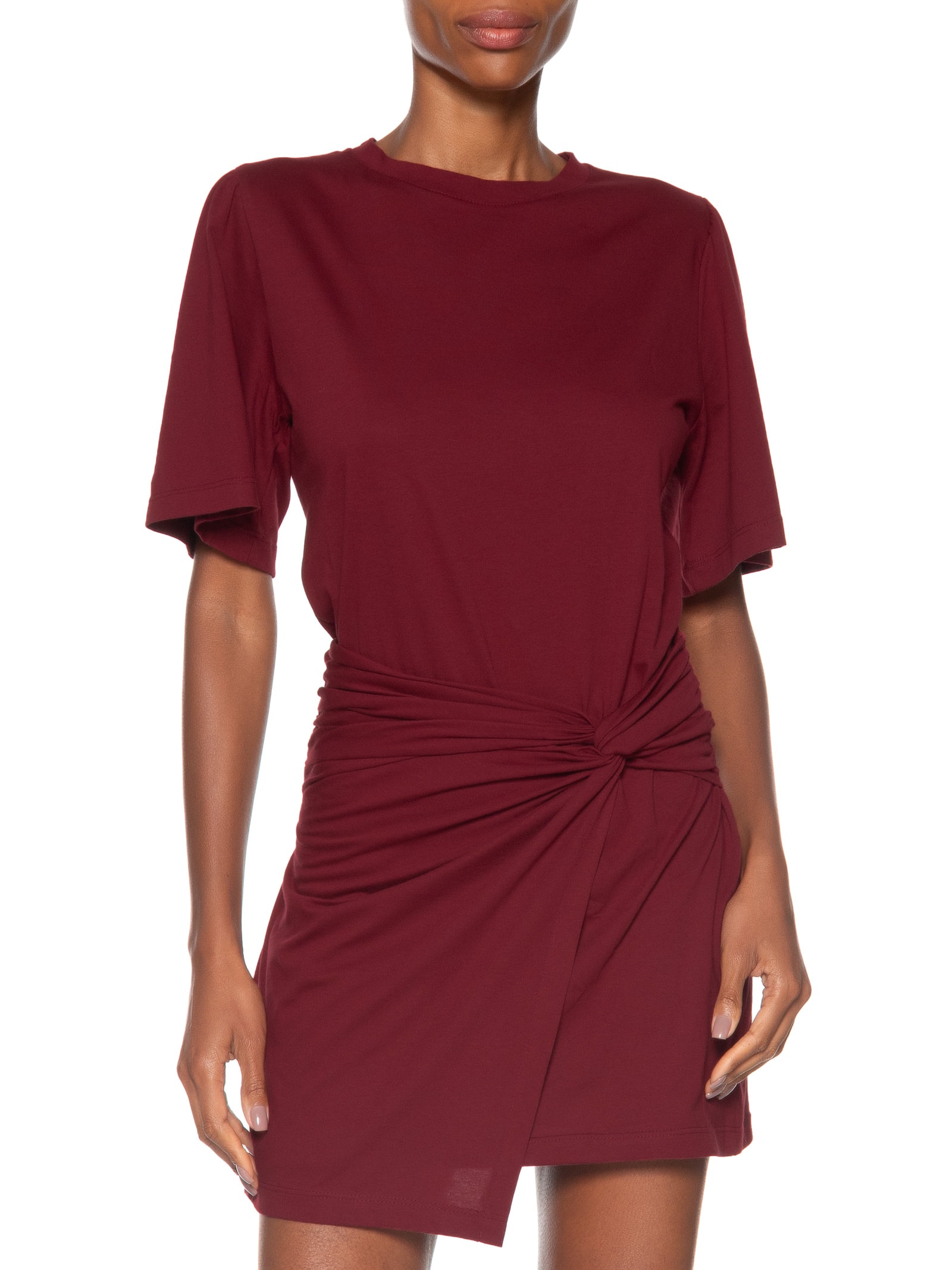 Vestido Camiseta Curto Frente Torcida Vermelho Animale