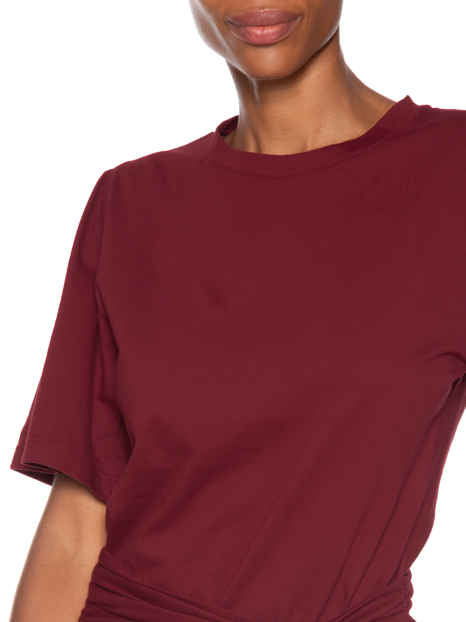 Vestido Camiseta Curto Frente Torcida Vermelho Animale