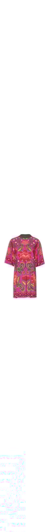 Vestido Camiseta Curto Viena - Rosa