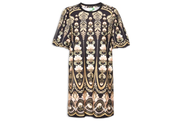 Vestido Camiseta Fofa Nikita - Preto