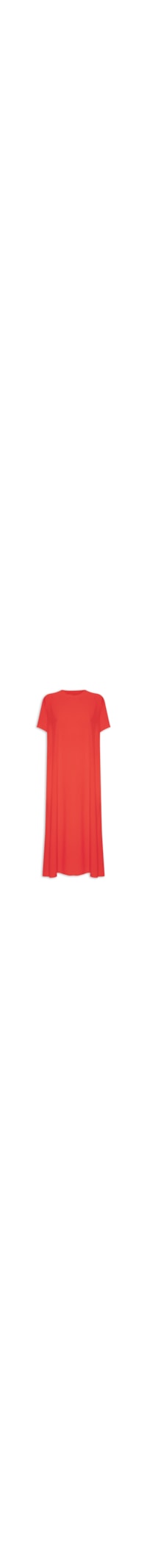 Vestido Camiseta Superlight - Vermelho