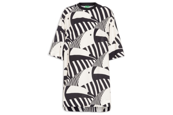 Vestido Camiseta Tuca Legal - Preto