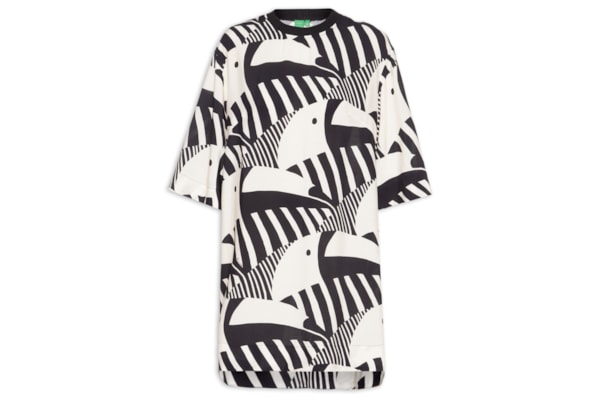 Vestido Camiseta Tuca Legal - Preto