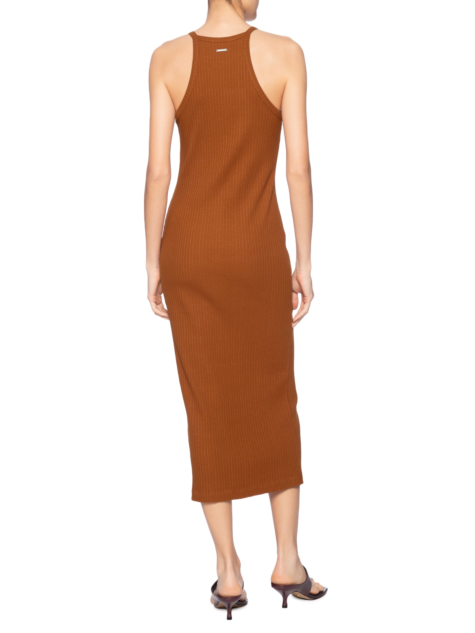 Vestido Canela Marrom Forum