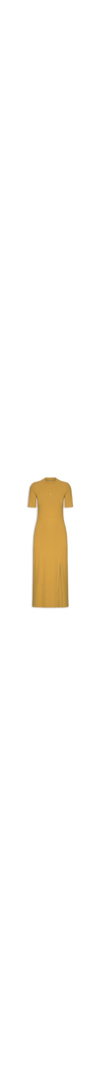Vestido Canelado - Marrom