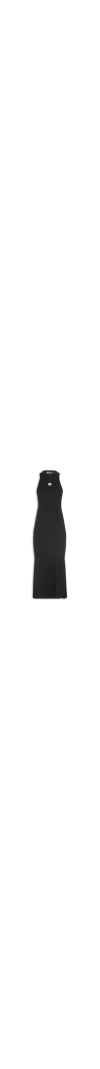 Vestido Canelado - Preto