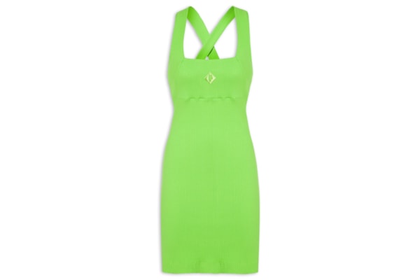 Vestido Canelado - Verde