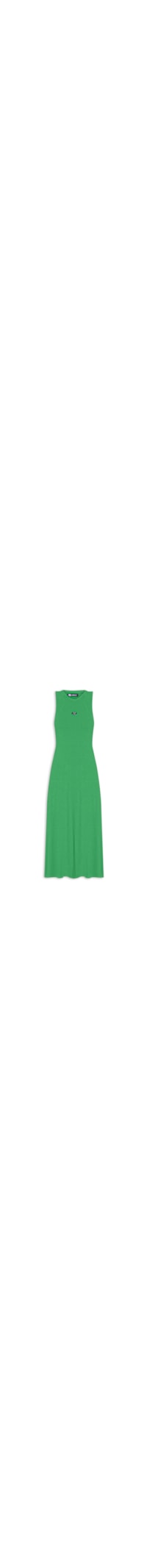 Vestido Canelado - Verde