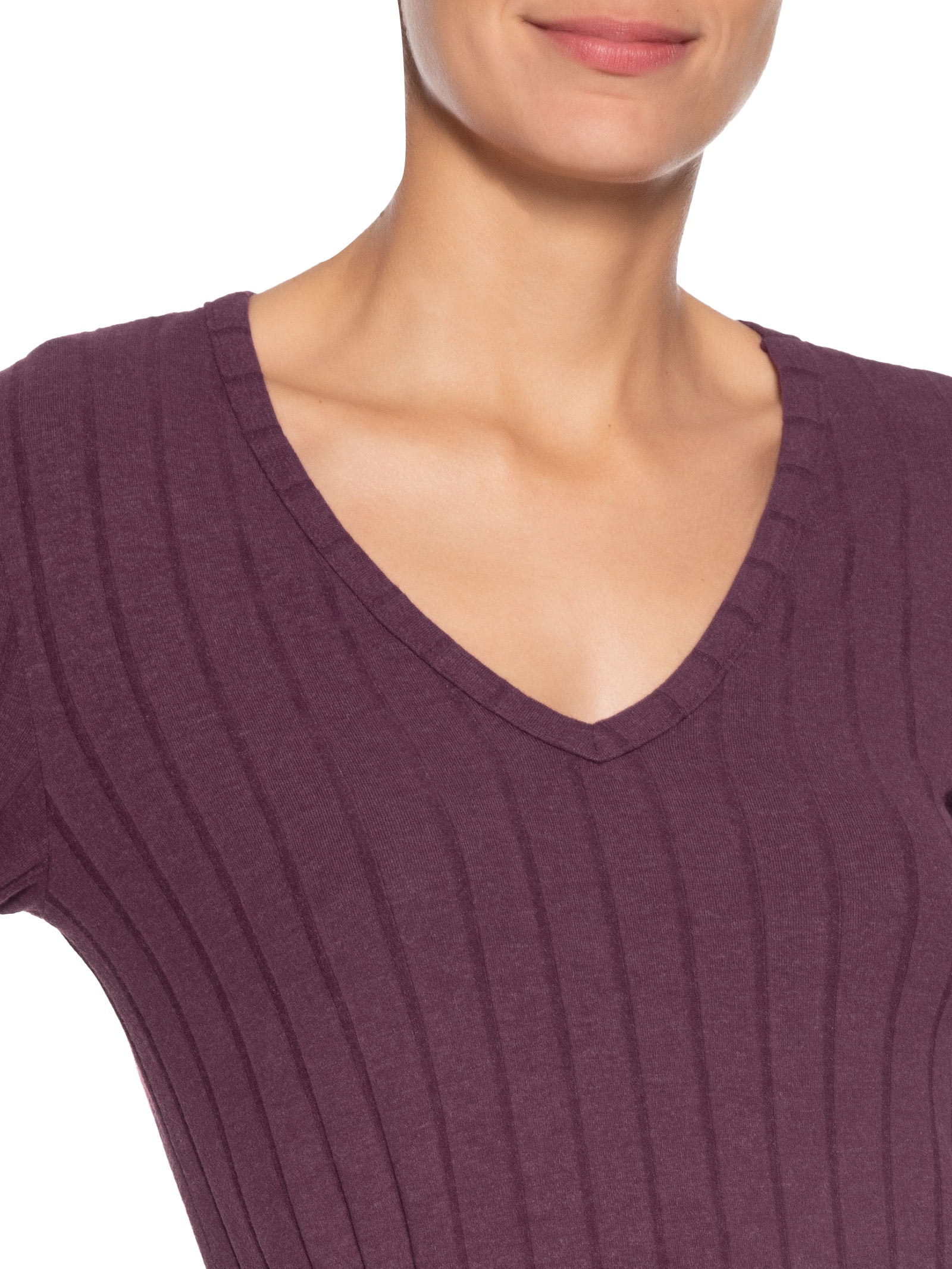 Vestido Canelado Vermelho Forum