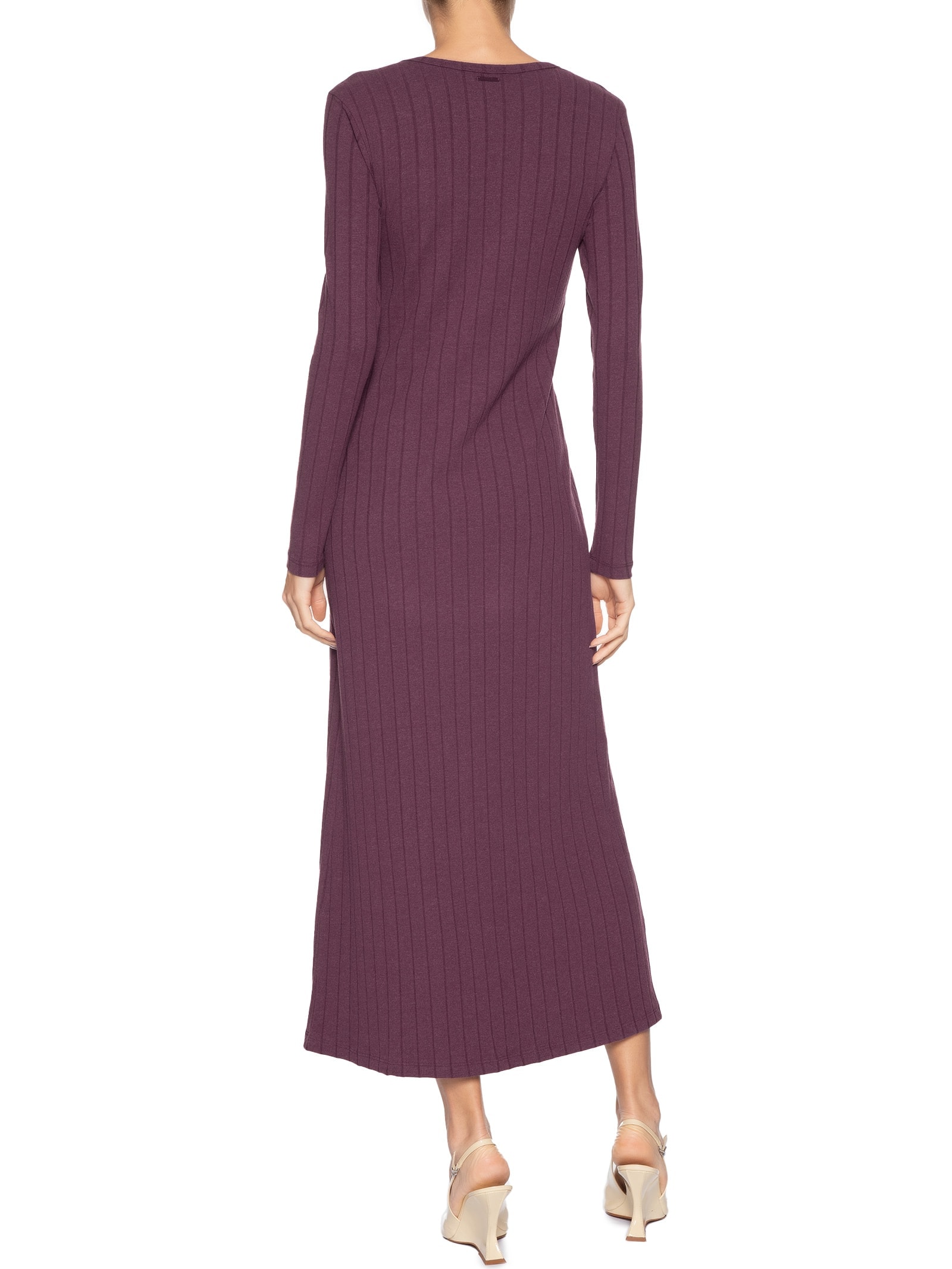 Vestido Canelado Vermelho Forum