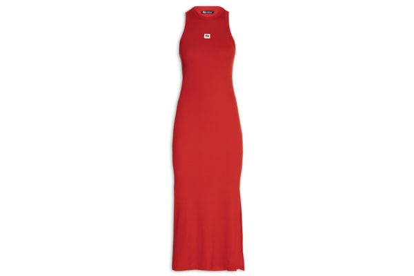 Vestido Canelado - Vermelho