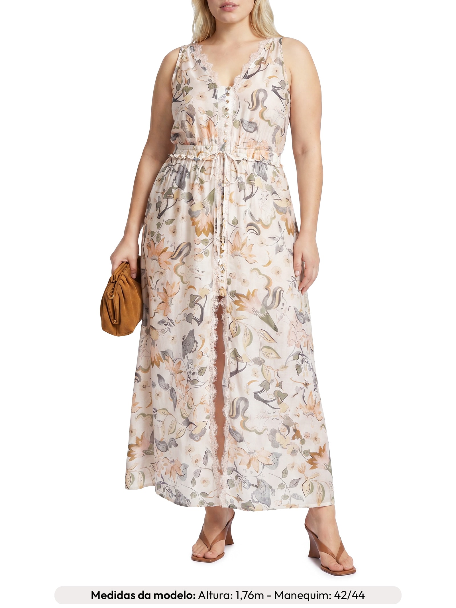 Vestido Carmen Bege Le Lis