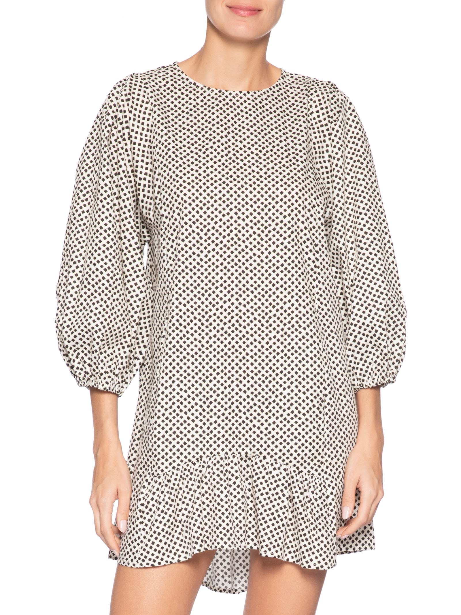 Vestido Cava Quadrada Geo Starlight Preto Animale