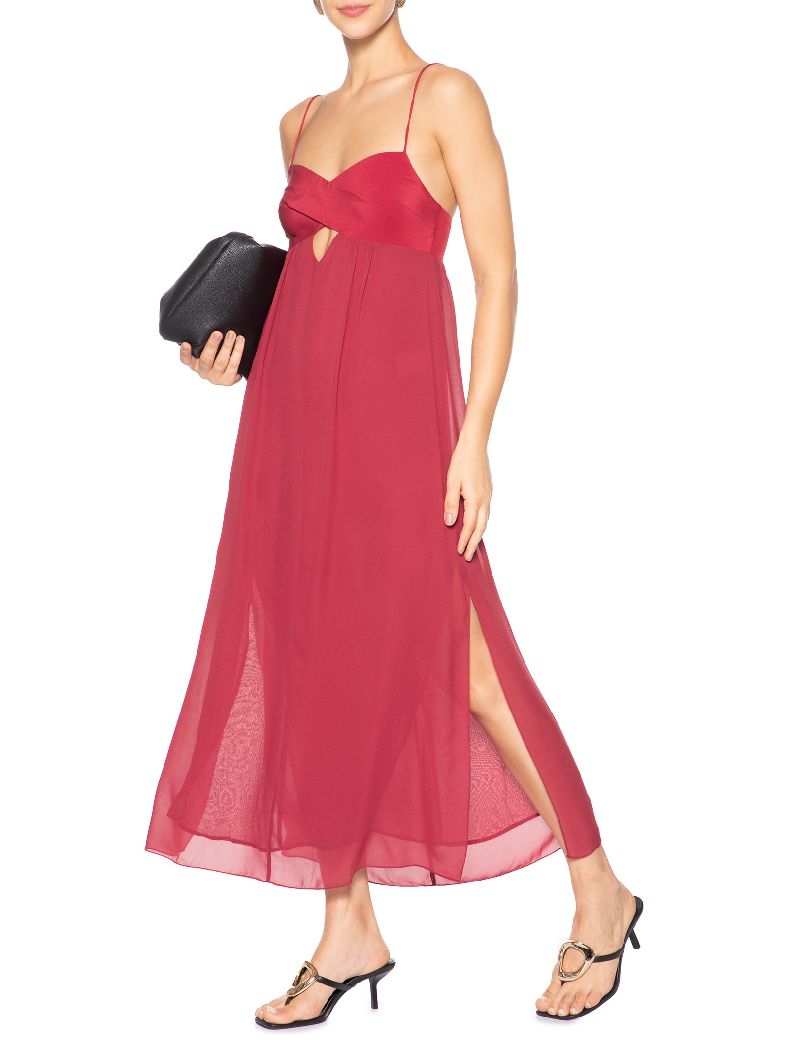 Vestido Cdc Com Ggt Rio Vermelho Animale