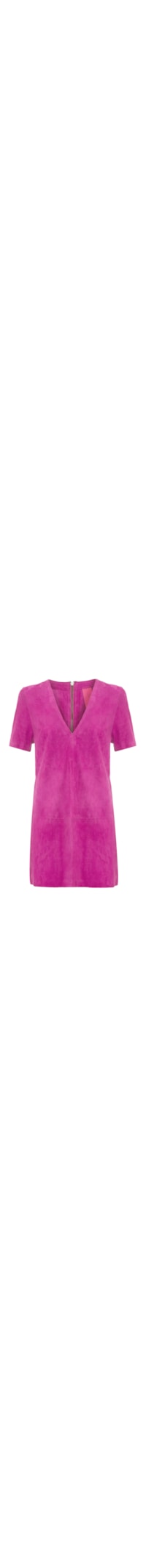 Vestido Chamois Basic Animale - Roxo