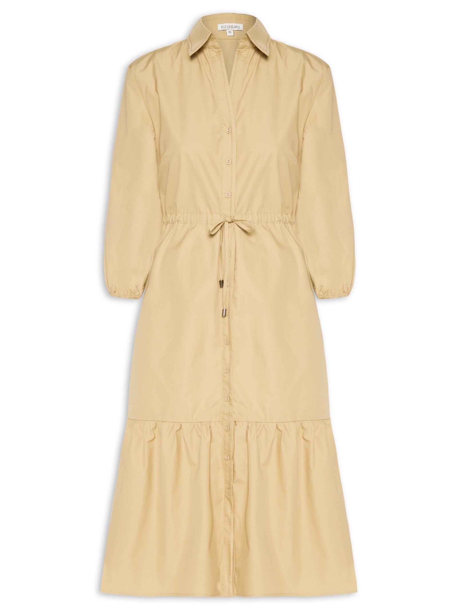 Vestido Chemise Ivana Marrom Le Lis