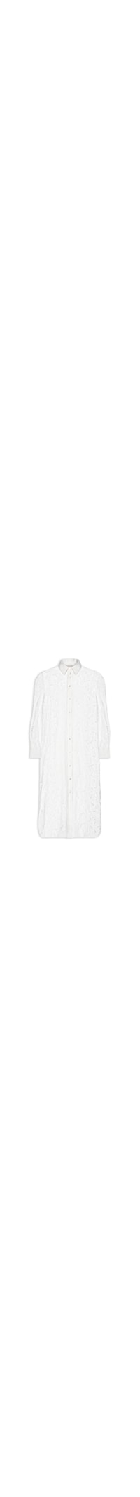 Vestido Chemise Renda - Branco