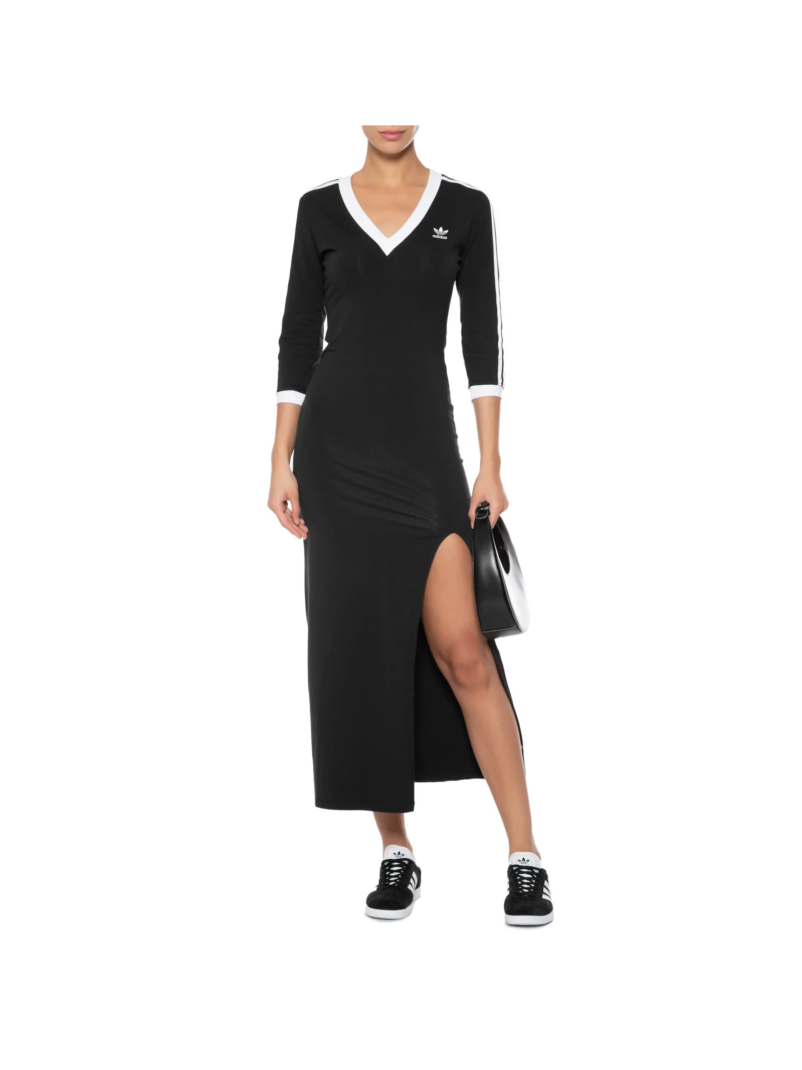 Vestido Classics 3s Maxi Dress Preto Adidas Originals