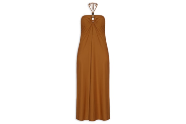 Vestido Clear High – Marrom