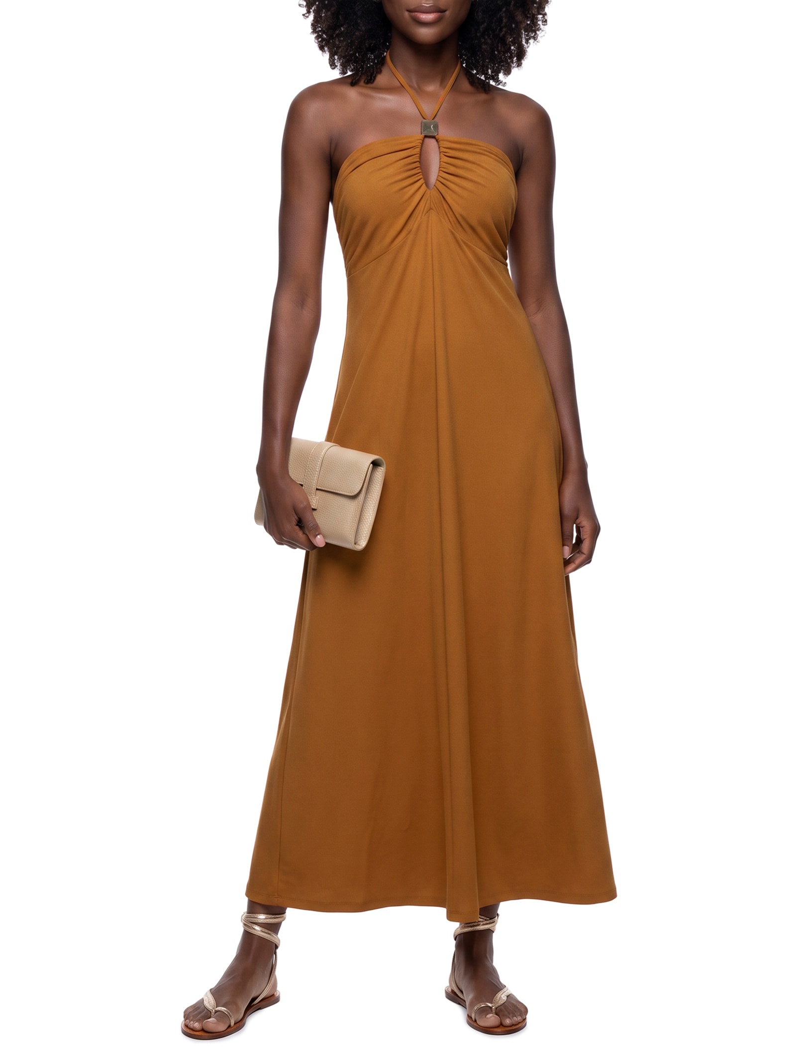 Vestido Clear High – Marrom Lez A Lez
