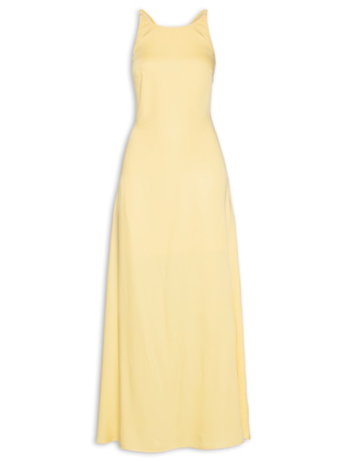 Vestido Com Alças – Amarelo