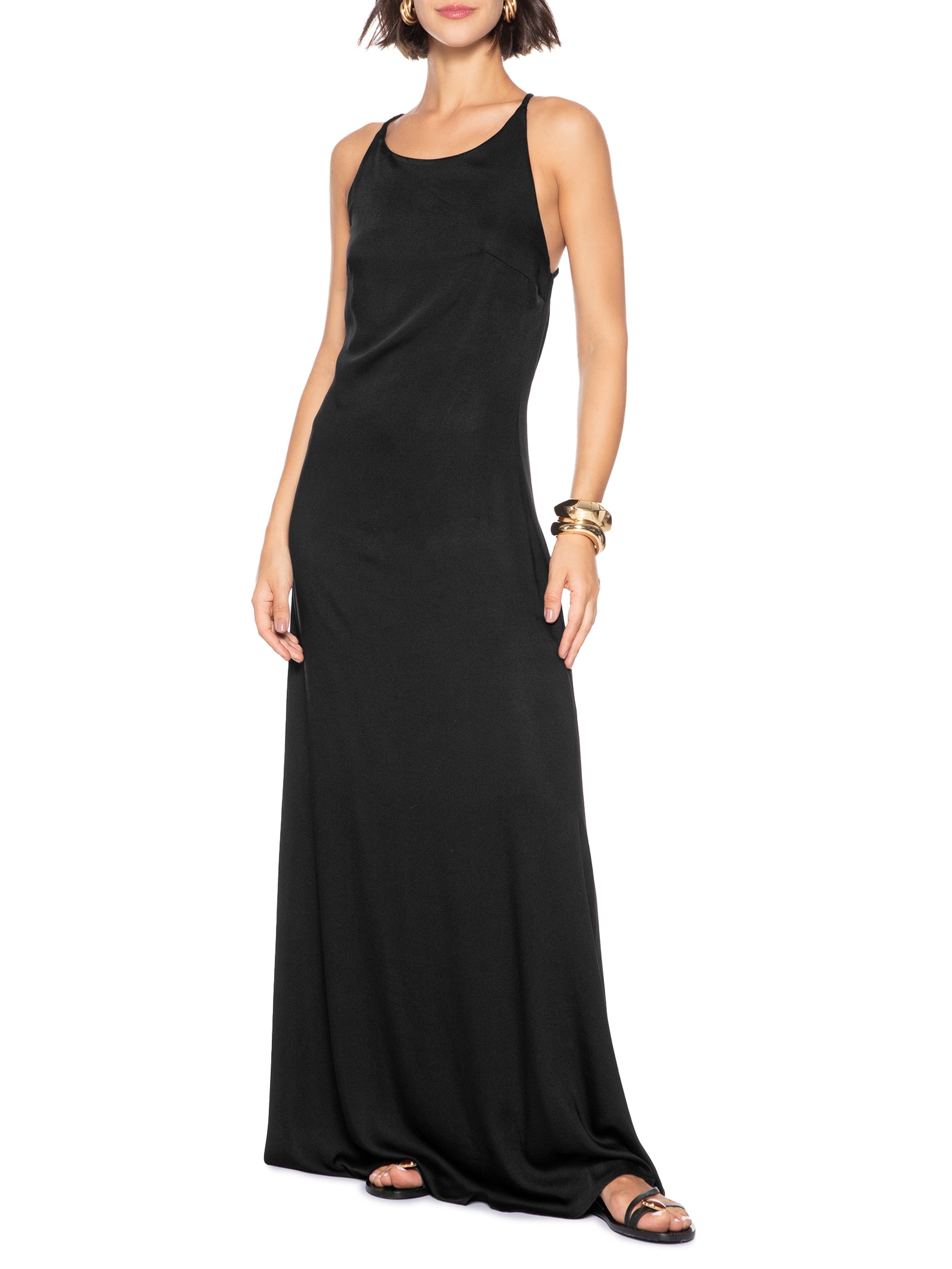 Vestido Com Alças Preto Lez A Lez