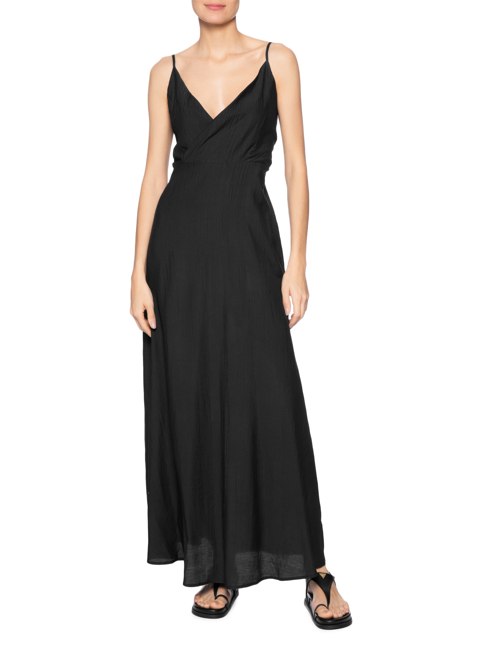 Vestido Com Amarração Nas Costas - Preto by BASIQ