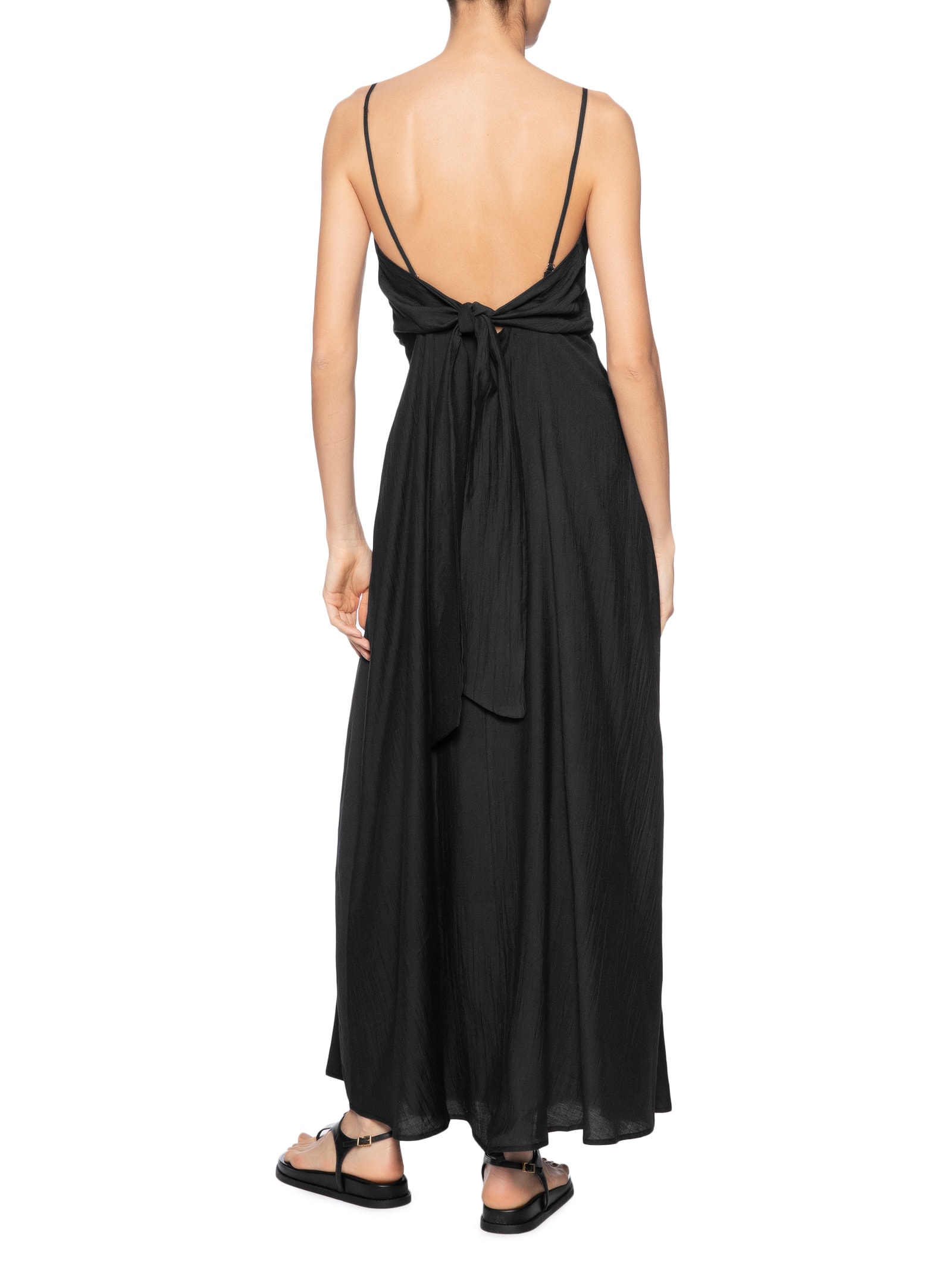 Vestido Com Amarração Nas Costas - Preto by BASIQ