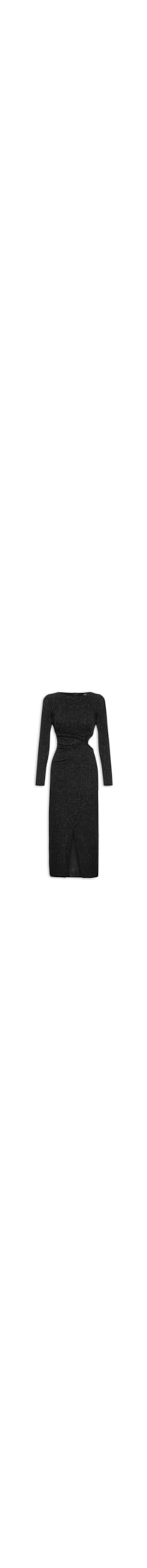 Vestido Com Brilho - Preto