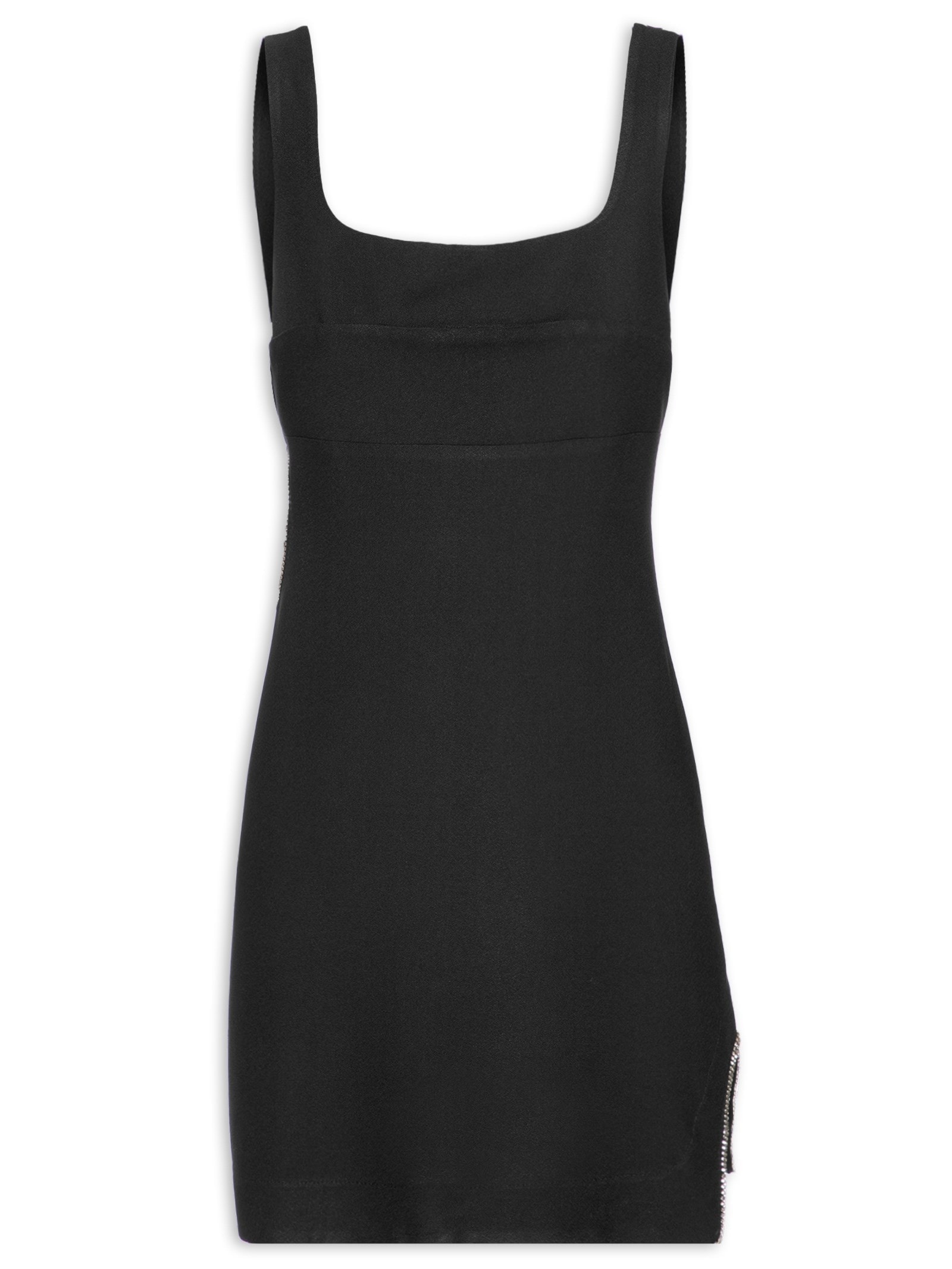 Vestido Com Correntes Preto  Colcci