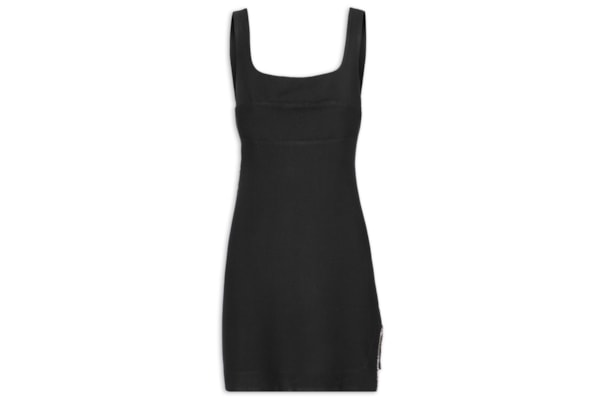 Vestido Com Correntes - Preto 