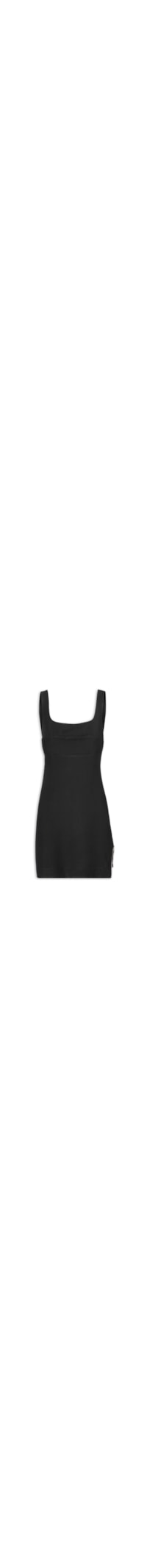Vestido Com Correntes - Preto