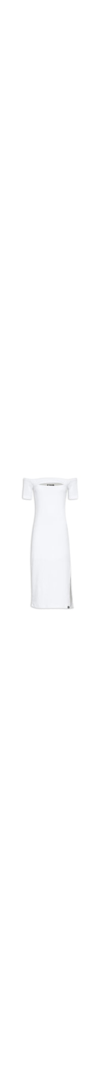 Vestido com Recorte - Off White