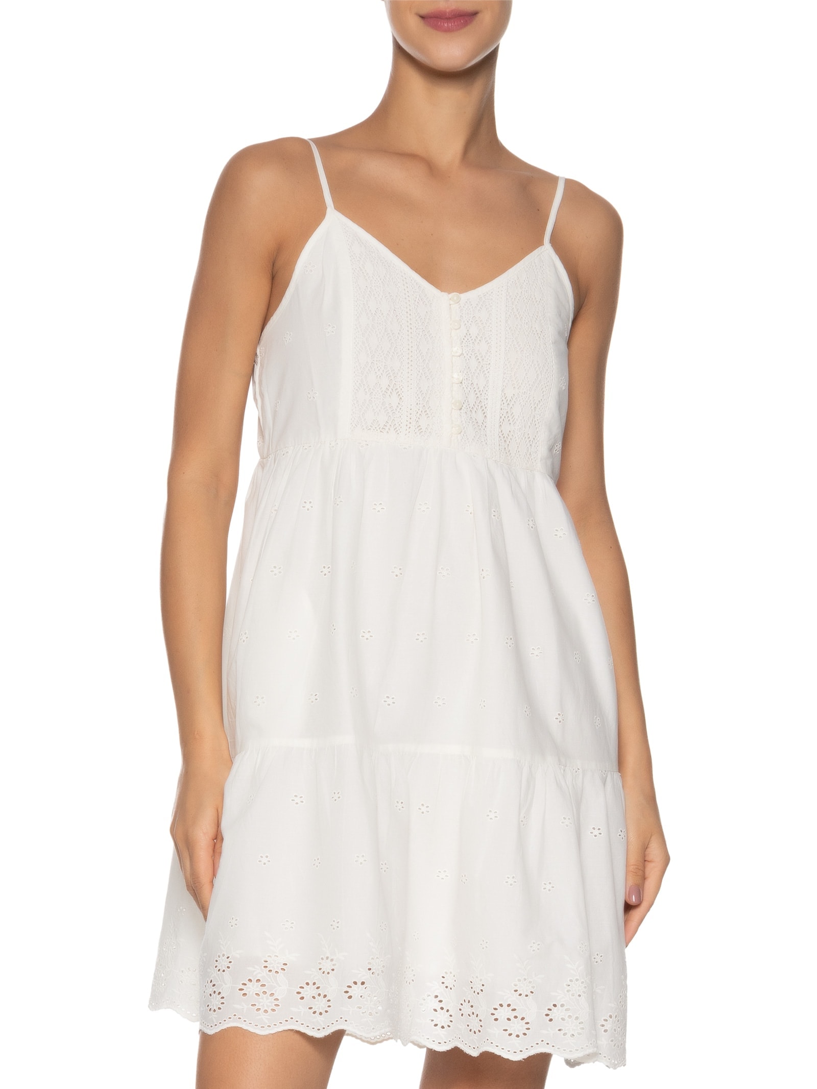 Vestido Cora Sl Mini Dress Branco Levi's