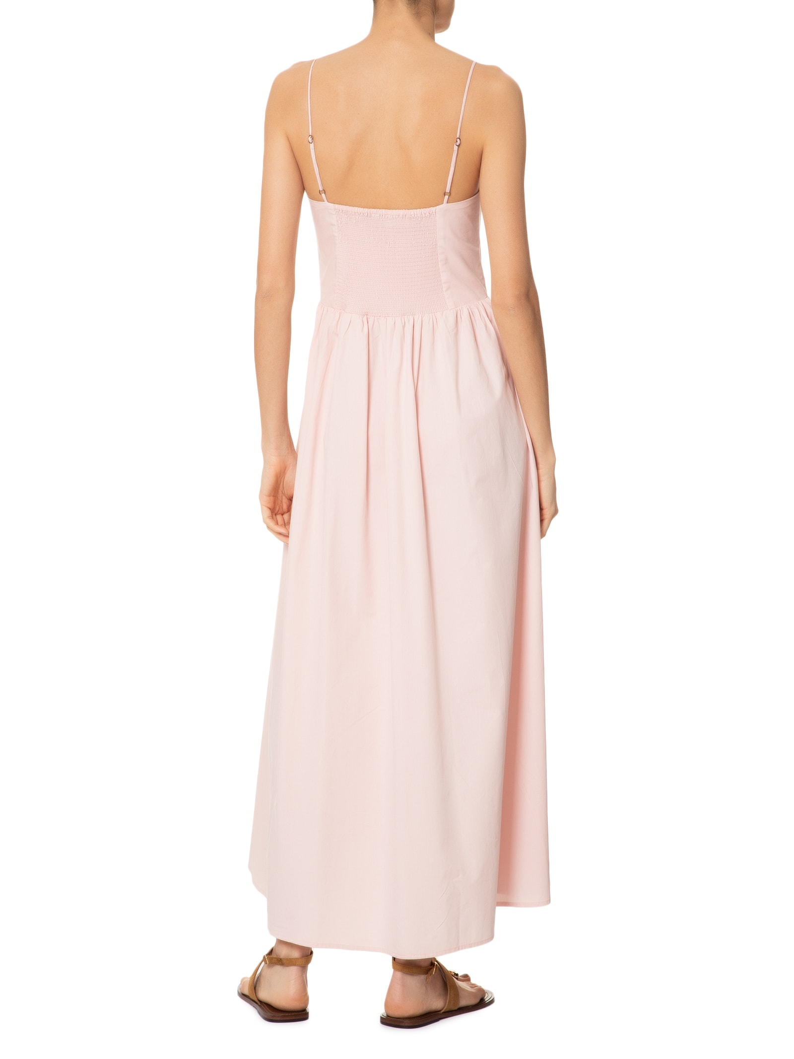 Vestido Corselet Alcinhas Rosa Farm