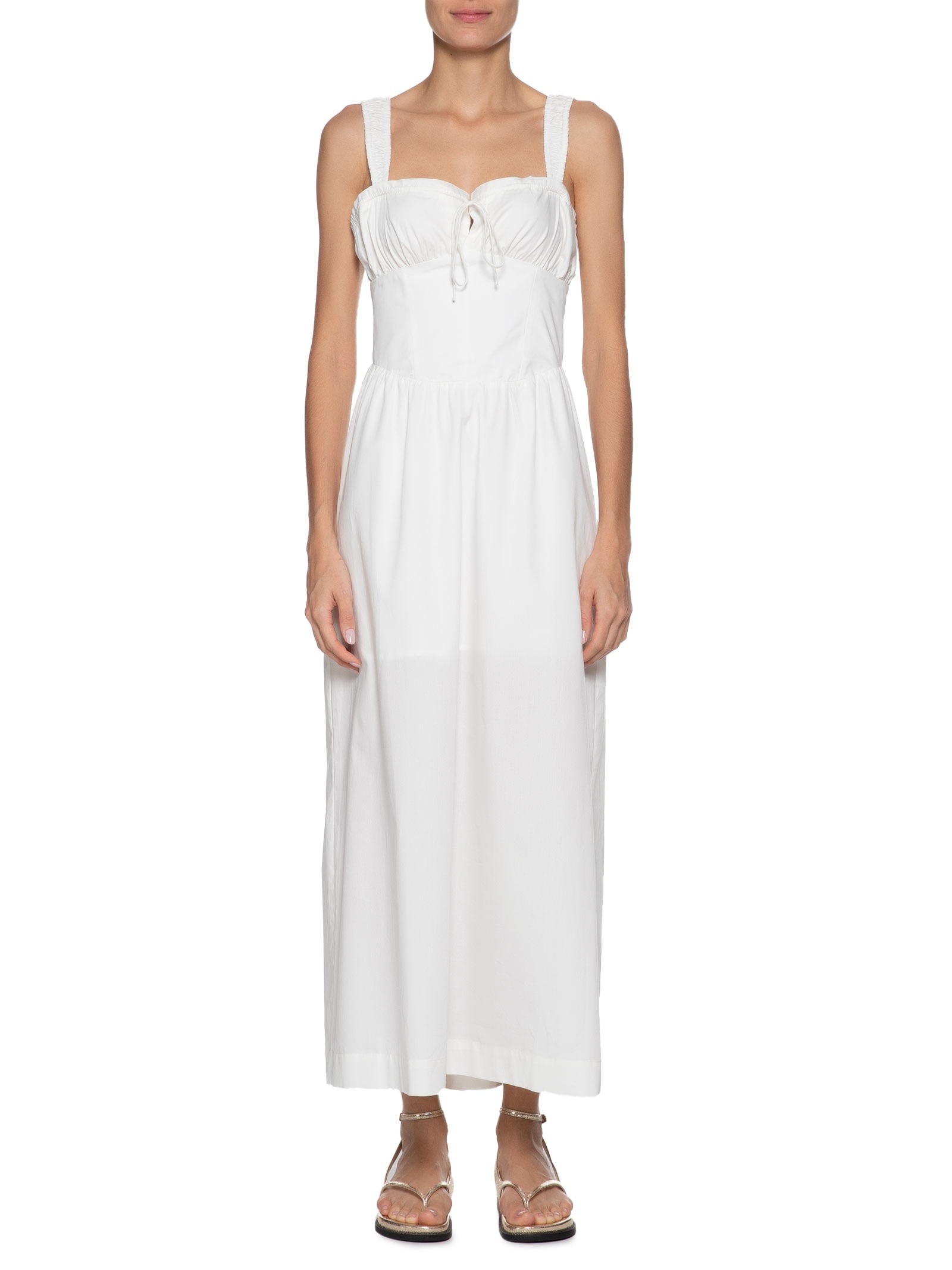 Vestido Corset Franzido Branco Dress To