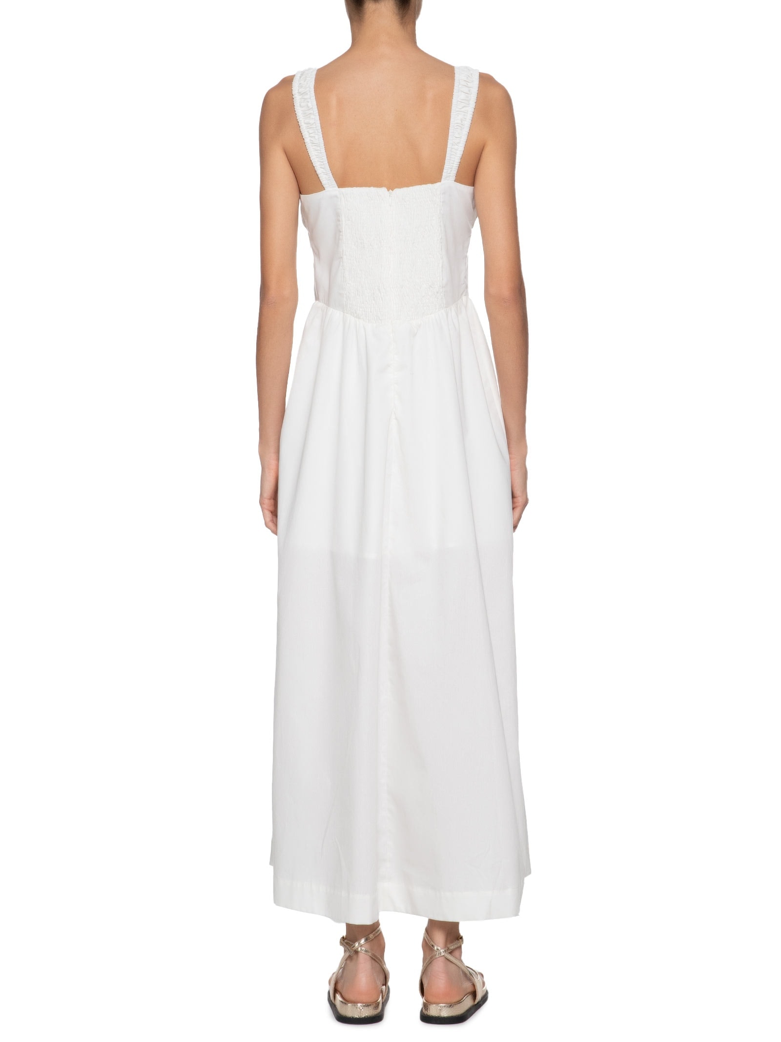 Vestido Corset Franzido Branco Dress To