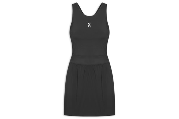 Vestido Court Split 1 - Preto