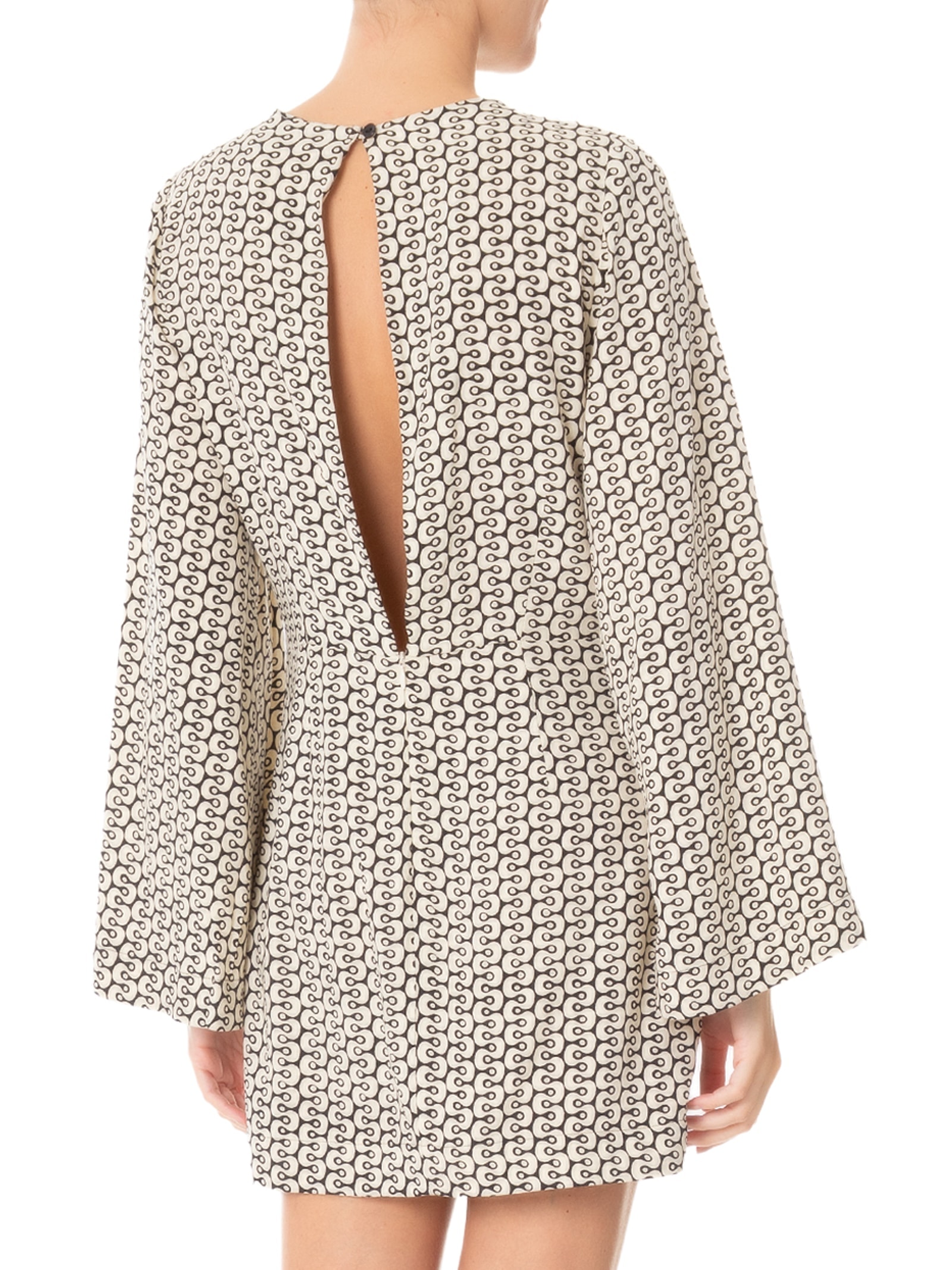 Vestido Crepe Estampa Ipanema Preto Dress To