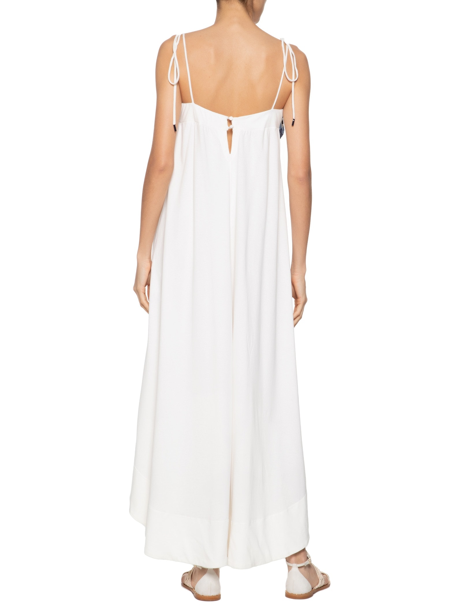 Vestido Crochet Ondas Off White Dress To